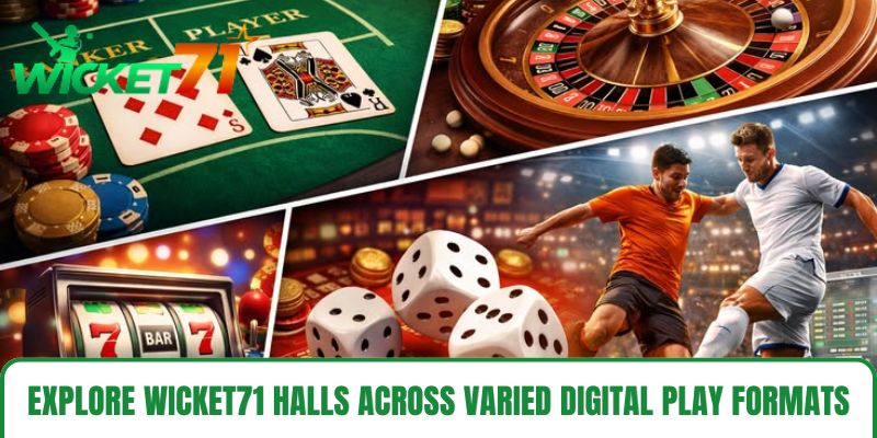 Explore wicket71 halls across varied digital play formats Explore wicket71 halls across varied digital play formats