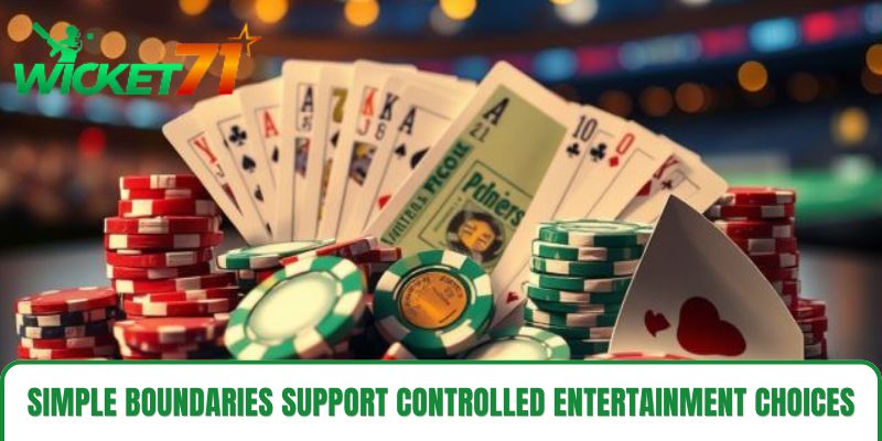 Simple boundaries support controlled entertainment choices Simple boundaries support controlled entertainment choices